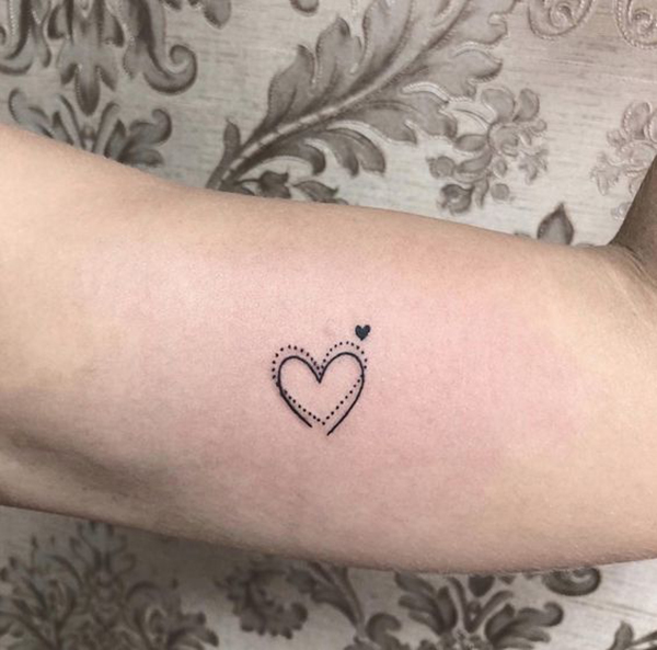 Three Ways to Wear a Heart Best Friend Tattoos Idea Tattoo on skin