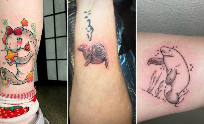 35+ Manatee Tattoo Ideas Gliding With Gentle Aquatic Serenity