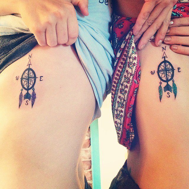 matching-tattoos-28 Tattoo on skin