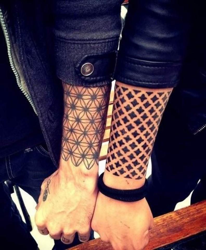 Flower Pattern Tattoo Designs Tattoo on skin