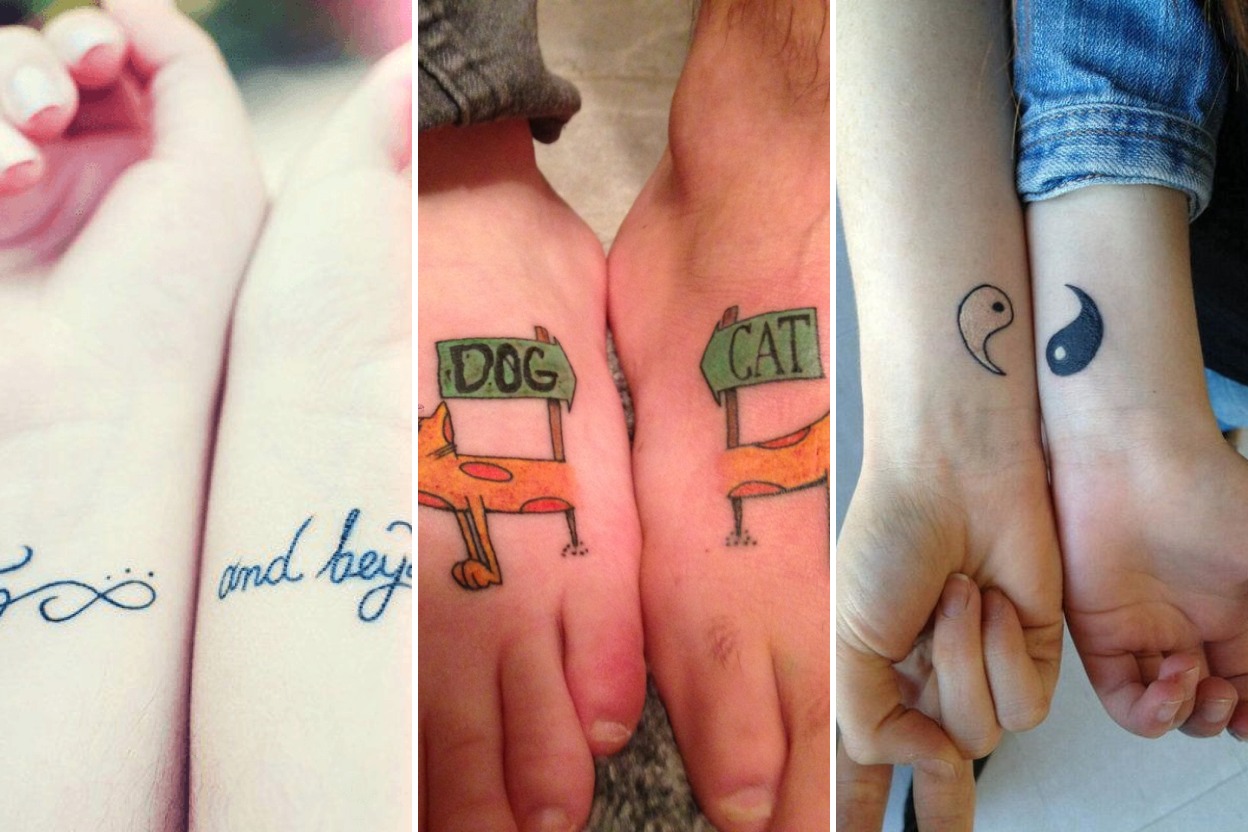 32+ Matching Tattoo Ideas That Celebrate Unbreakable Connections Featured 3-Panel Lookbook Collage