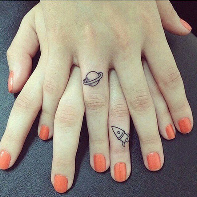 finger tattoos Tattoo on skin
