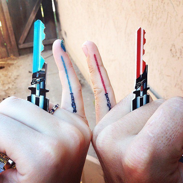 meaningful couple tattoos, finger tattoos Tattoo on skin