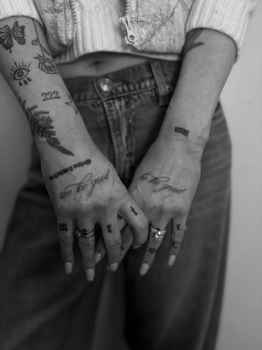 Inspiring tattoos for a mindful lifestyle Tattoo on skin