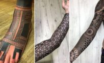 20+ Mosaic Tattoo Ideas Pieced Together With Intricate Geometric Glass Art