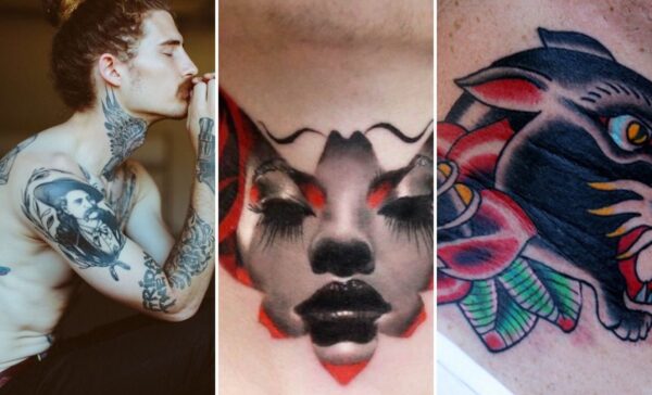 25+ Neck Tattoo Ideas Balancing High Edge and Subtle Sophistication