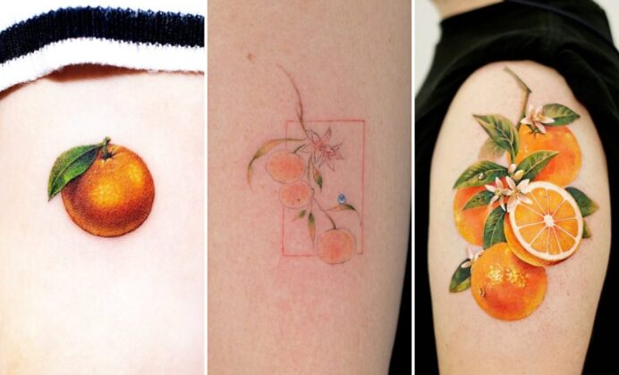 35+ Orange Tattoo Ideas Bursting With Sun-Drenched Citrus Radiance