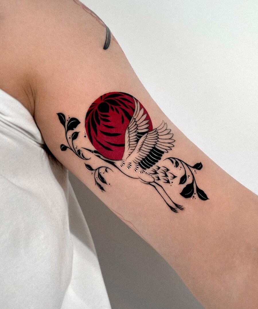 A beautiful peace tattoo with nature elements peace tattoos