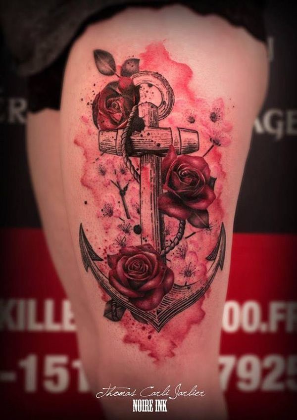 Noire Ink Rose Tattoo Tattoo on skin