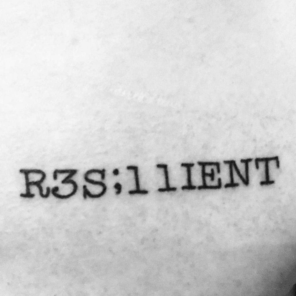 Semicolon Tattoos Semicolon Quote Tattoo Tattoo on skin