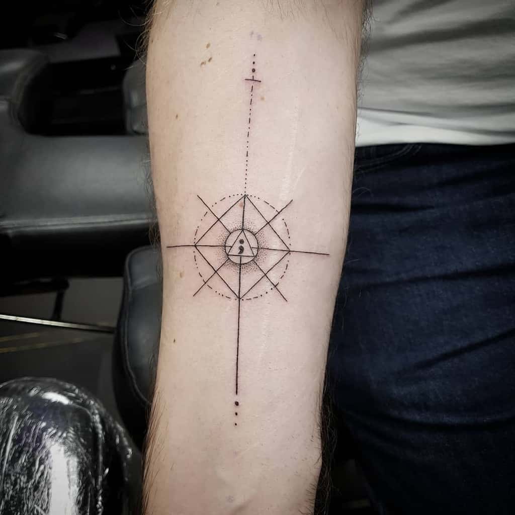 semicolon tattoo Tattoo on skin