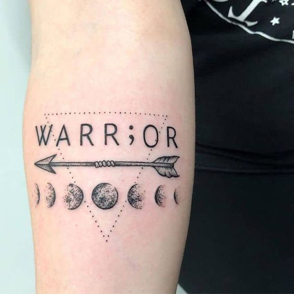 Semicolon Tattoos Tattoo on skin