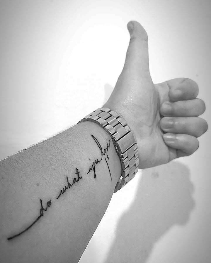 Semicolon Tattoos Tattoo on skin