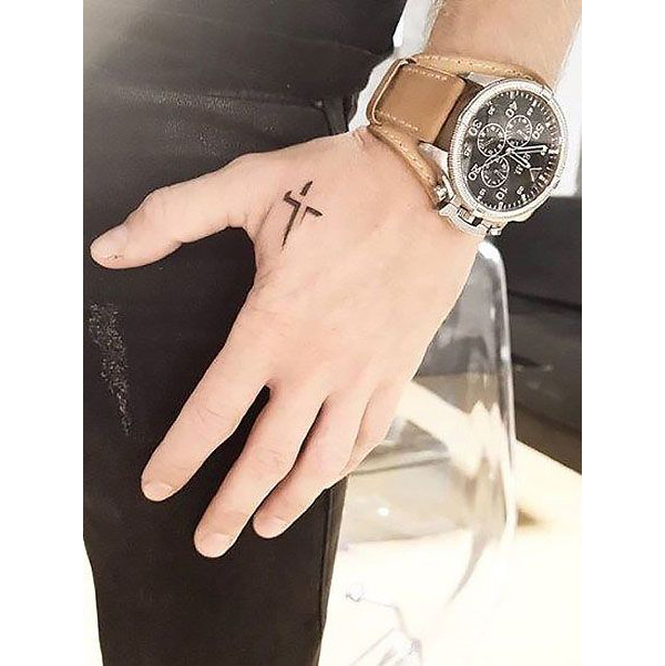 Gorgeous, Simple Cross Tattoos Tattoo on skin