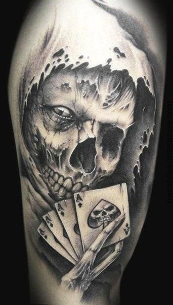 Cool skull finger tattoo for men skull tattoos