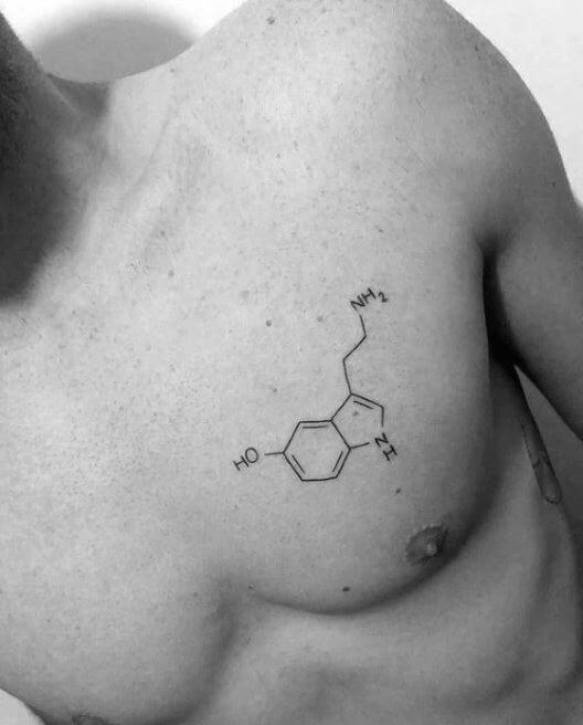 Chemical Pattern Tattoo Design for the Chemistry Lovers Tattoo on skin