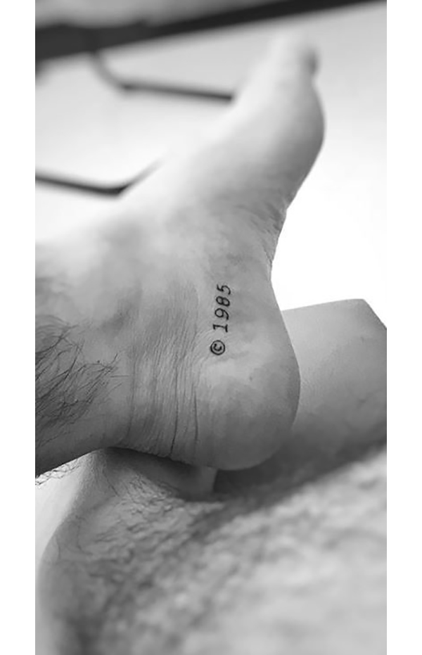 Memorable Year’ Tattoo Design for the Ones Who Treasuring Time Tattoo on skin