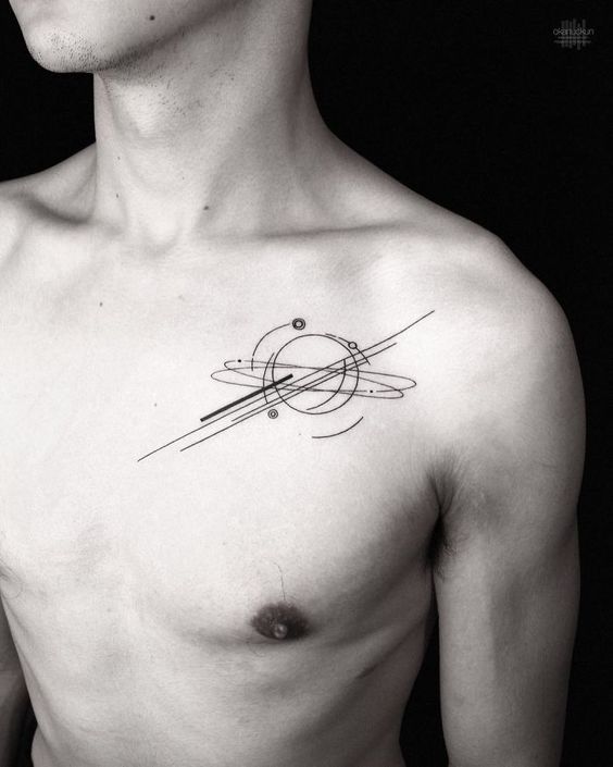 Saturn Best Small Tattoo Design for the Planet Lovers Tattoo on skin