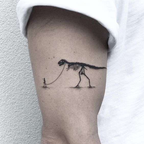 Taming Dragon Tattoo Idea Tattoo on skin