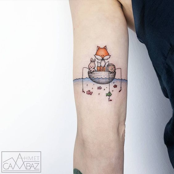 small tattoo Tattoo on skin