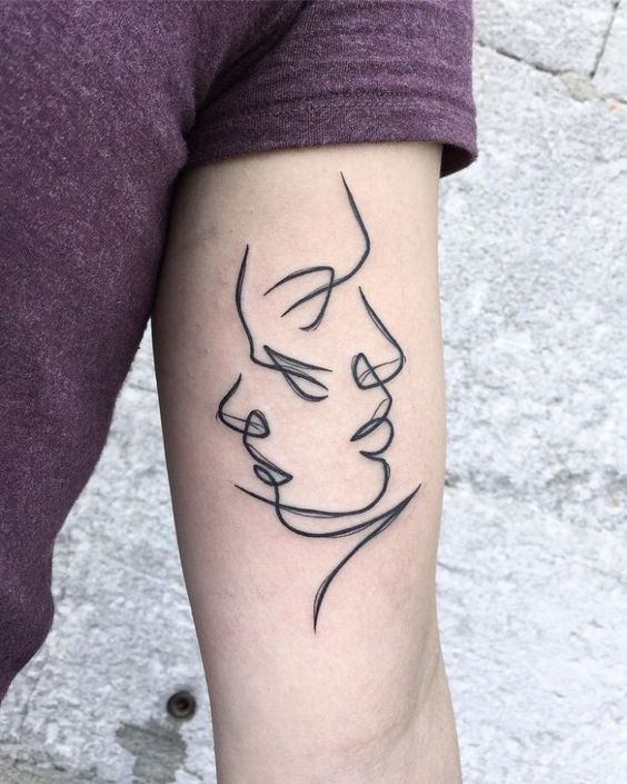 small tattoo Tattoo on skin