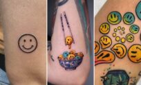 35+ Smiley Face Tattoo Ideas Spreading Instant Nostalgic Positivity