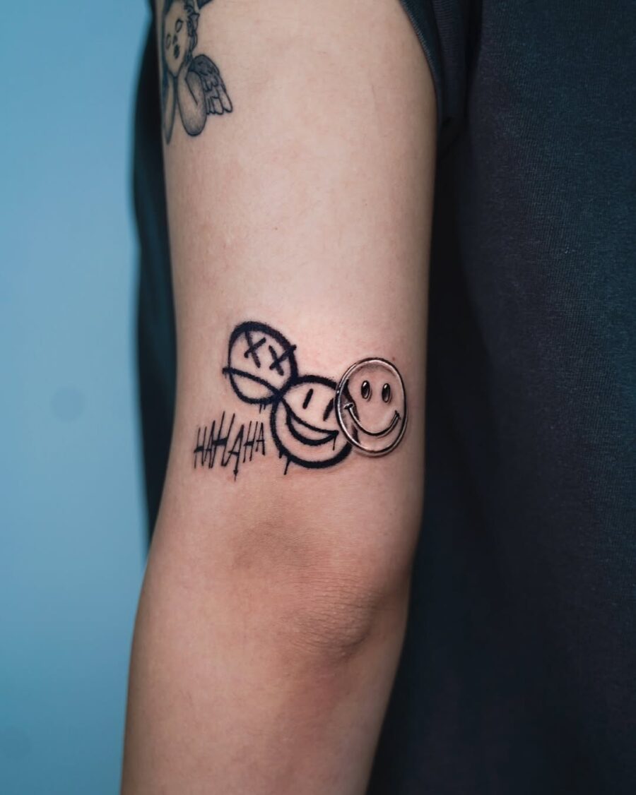 Playful designs with a hint of mischief Tattoo on skin