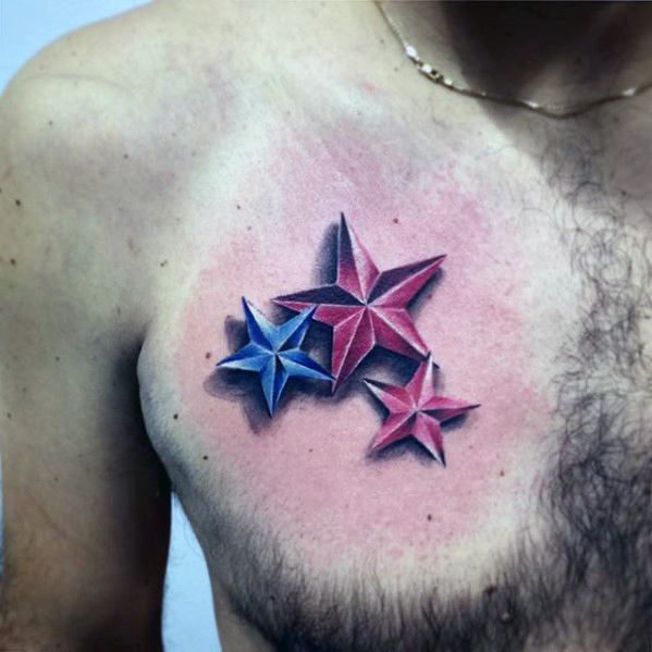 Nautical Star Tattoos Tattoo on skin
