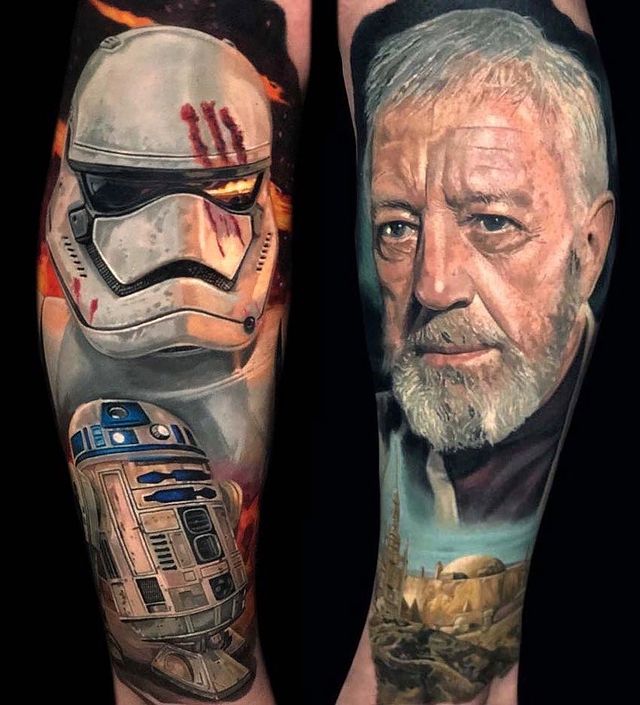 Complete Universe Star Wars Universe Tattoo Tattoo on skin