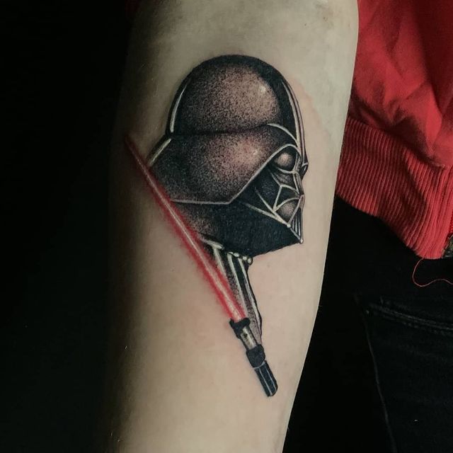 Darth Vader Star Wars Tattoo Ideas Tattoo on skin