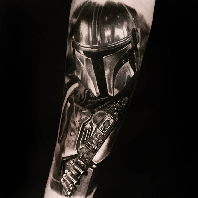 The Mandalorian Star Wars Tattoos Tattoo on skin