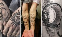 30+ Sun and Moon Tattoo Ideas Harmonizing Celestial Balance