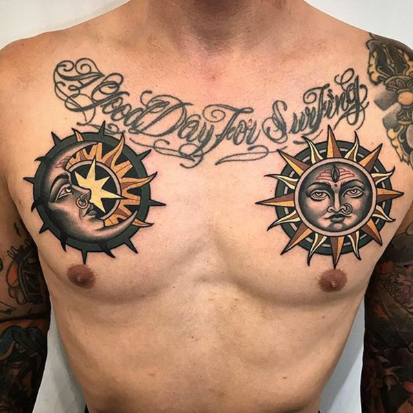 Goddess Tattoo Design for the Astronomy Lovers Tattoo on skin