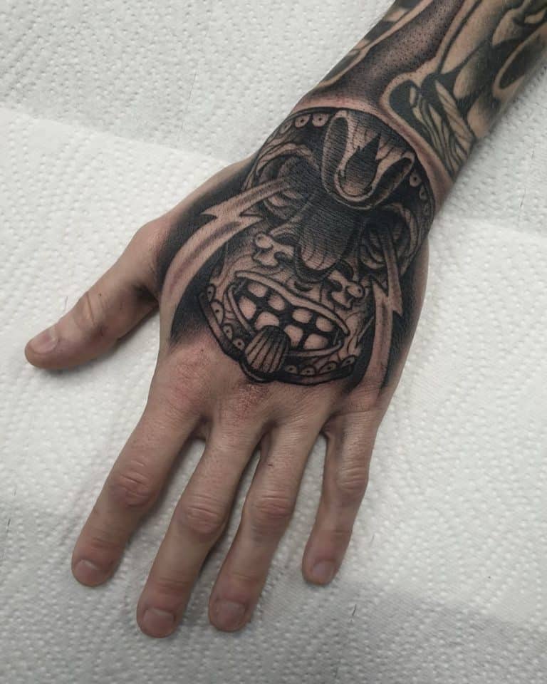 Tiki Shown With “Brilliant Eye” Features Tiki Tattoo Tattoo on skin
