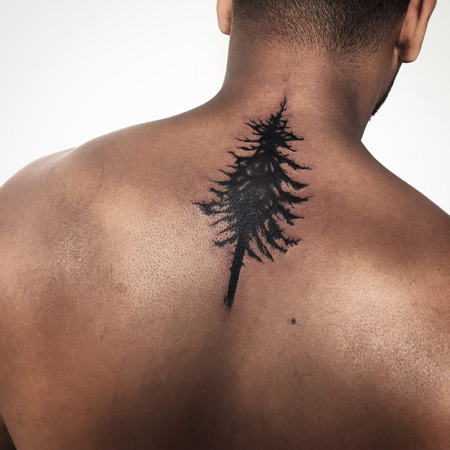 You've Got Some Nerves Spine Tree Tattoo Tattoo on skin