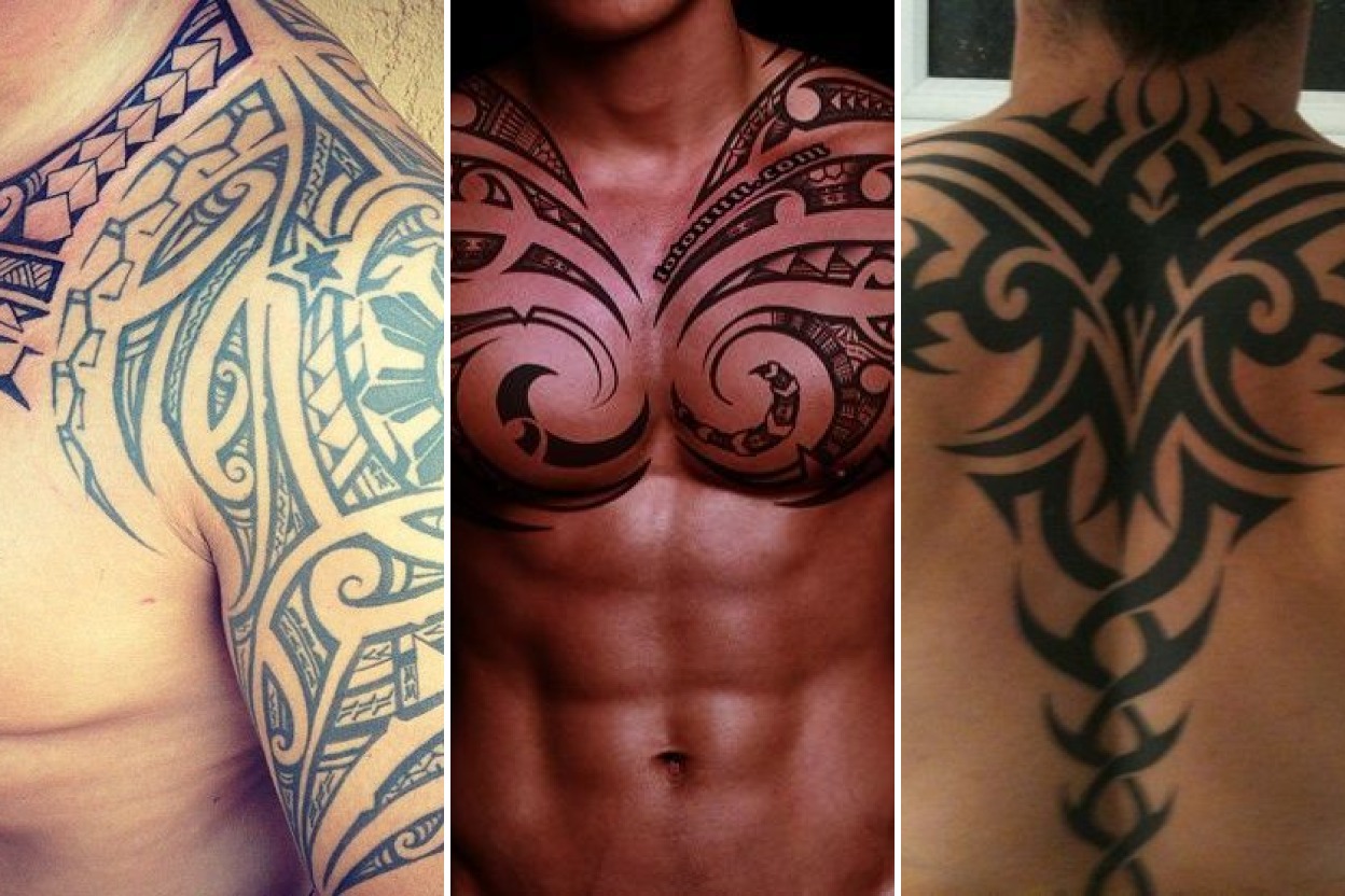 35+ Tribal Tattoo Ideas Channeling Ancient Warriors and Cultural Heritage Featured 3-Panel Lookbook Collage