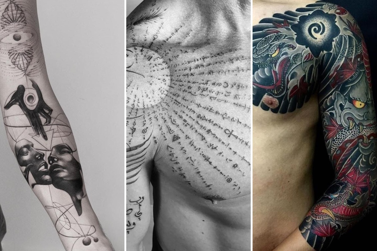 35+ Unique Tattoos That Set Your Personal Narrative Apart Featured 3-Panel Lookbook Collage