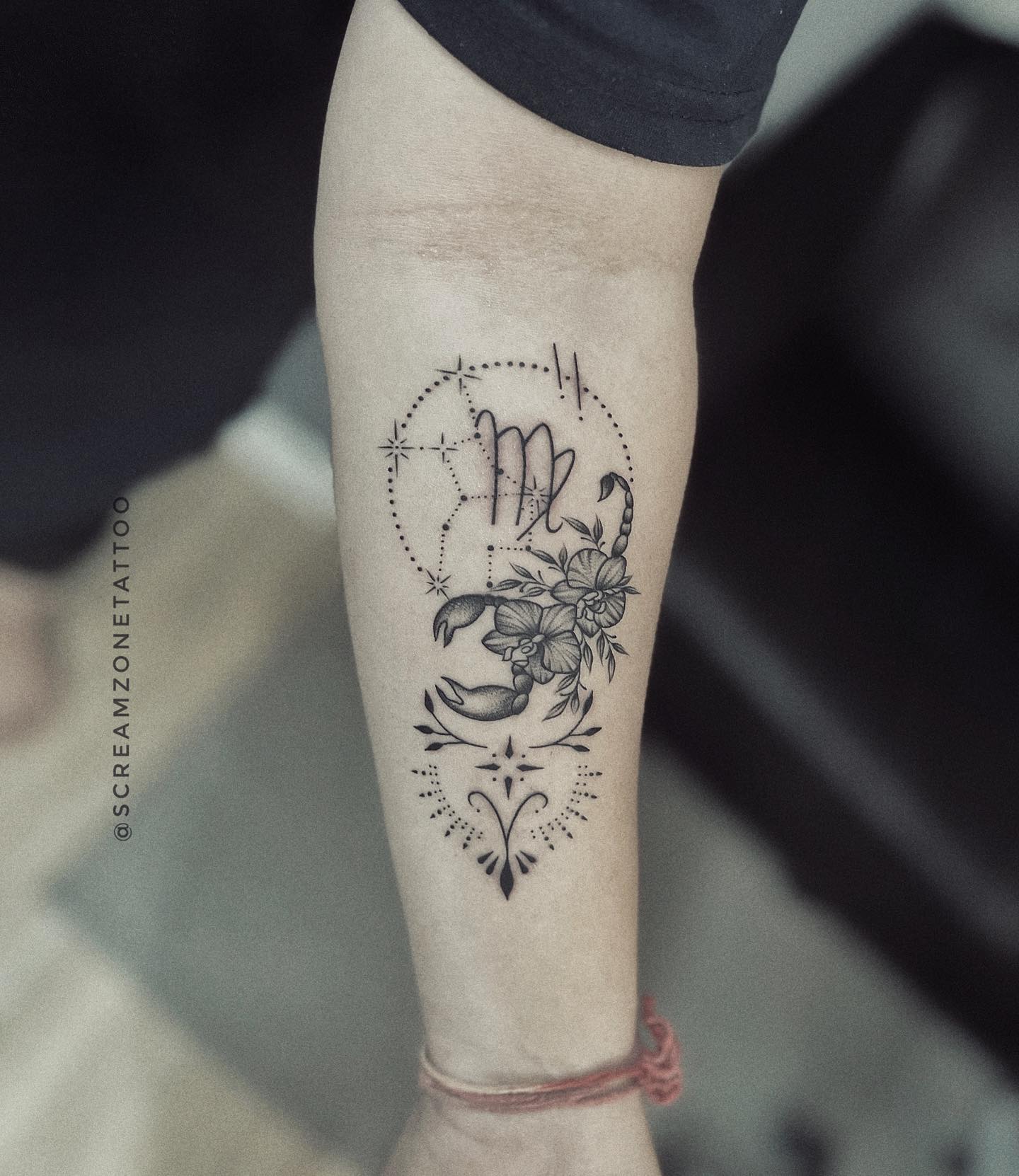 Aries And Virgo Tattoo Tattoo on skin