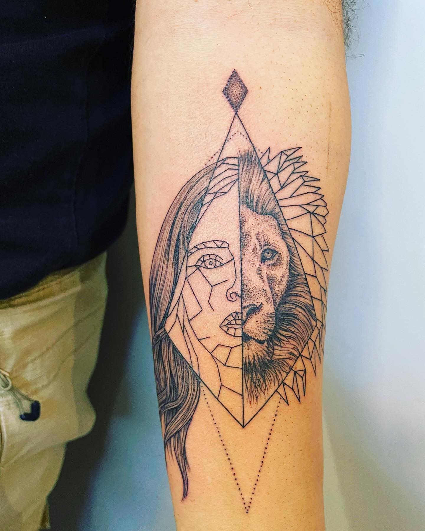 Leo And Virgo Tattoo Tattoo on skin
