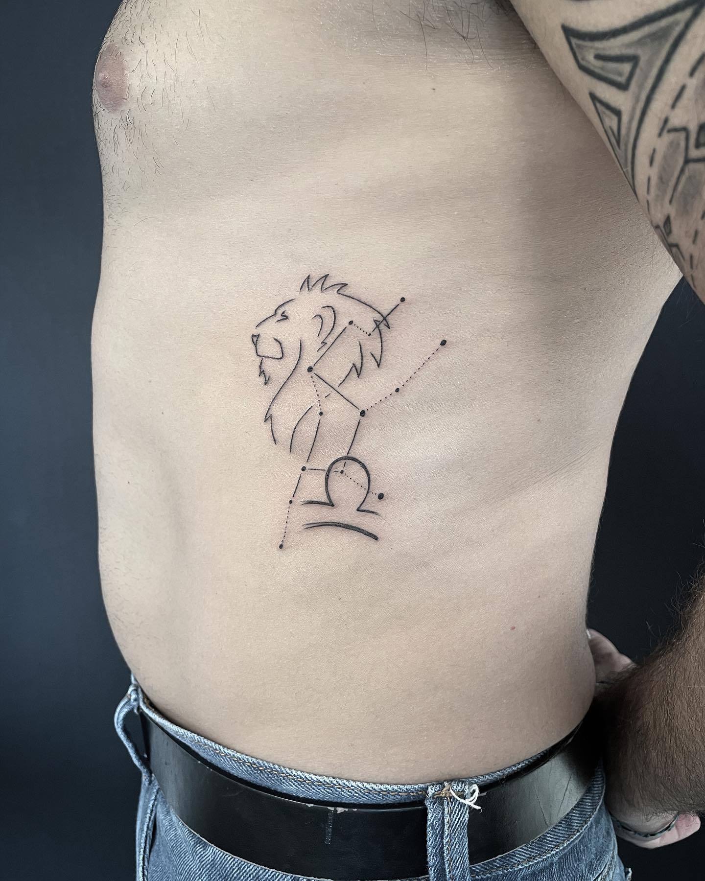 Virgo And Libra Tattoo Tattoo on skin