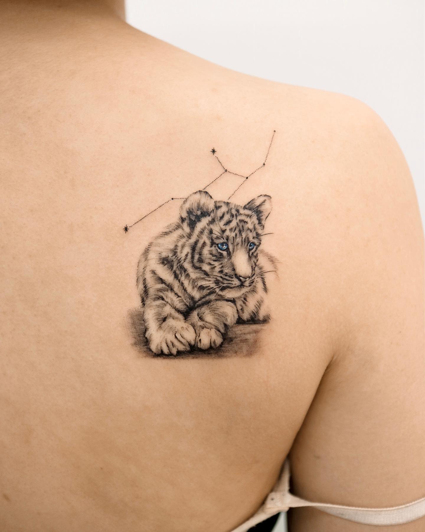 Virgo Animal Tattoo Tattoo on skin