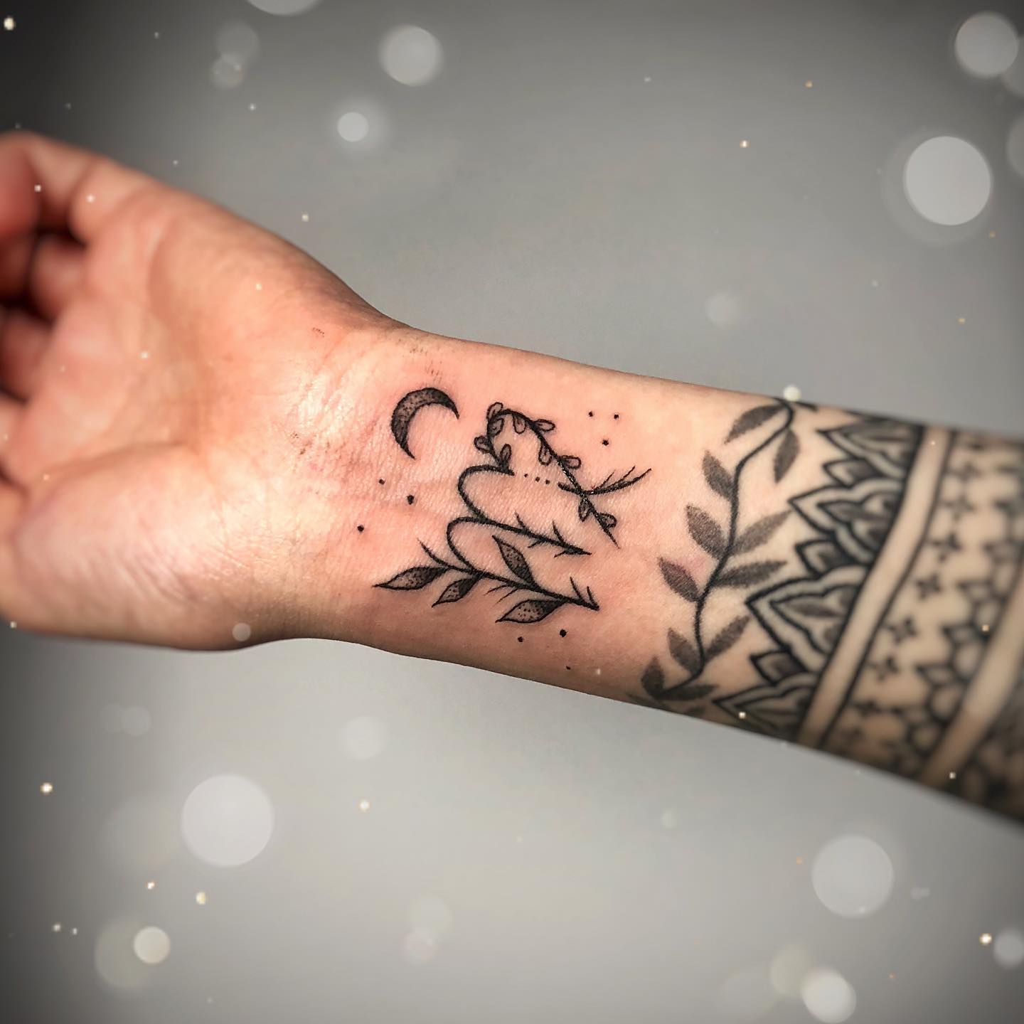 Virgo Star Sign Tattoo Tattoo on skin