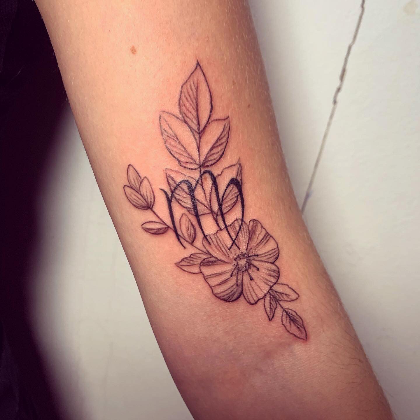 Virgo Zodiac Tattoo Tattoo on skin