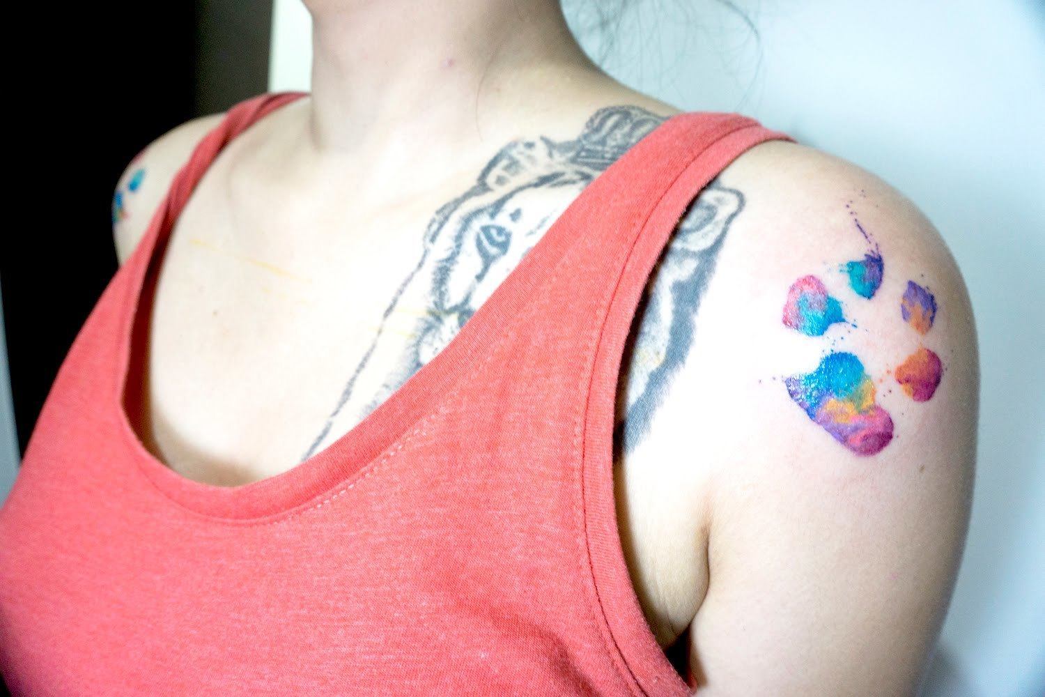 Awesome rose tattoo on a girls back Tattoo on skin