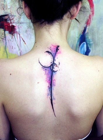 Do watercolor tattoos hurt? Tattoo on skin