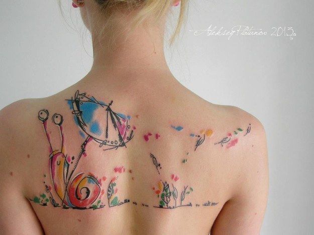 vivid tattoo Tattoo on skin