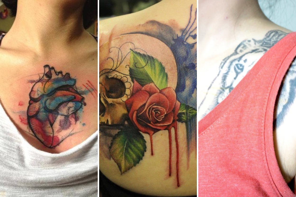 32+ Watercolor Tattoo Ideas Flowing With Rich Pigment and Color Featured 3-Panel Lookbook Collage