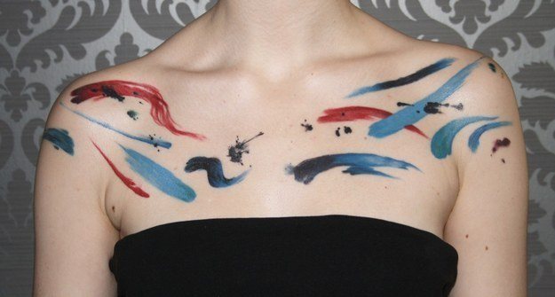 watercolor-tattoos-15 Tattoo on skin