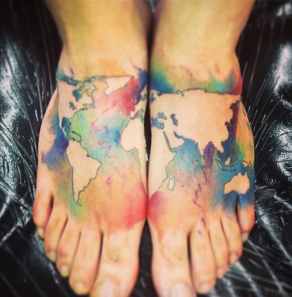watercolor-tattoos-20 Tattoo on skin