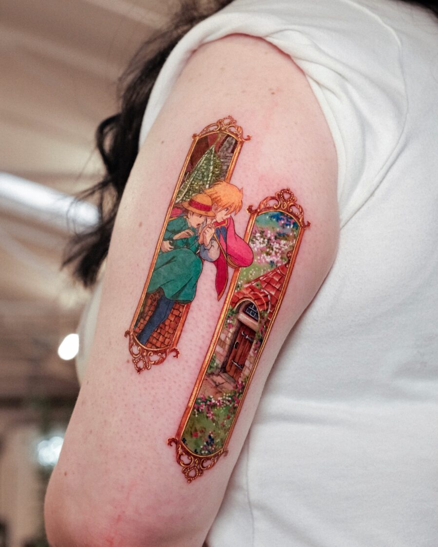 Charming and whimsical tattoo art design Tattoo on skin